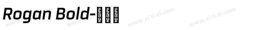 Rogan Bold字体转换